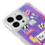 iPhone 13 Pro Max Techno Cute Telefon Kılıfı - Neon - Violet