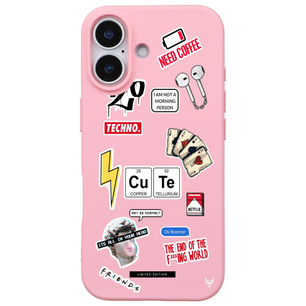 RenkliSilikonPembe