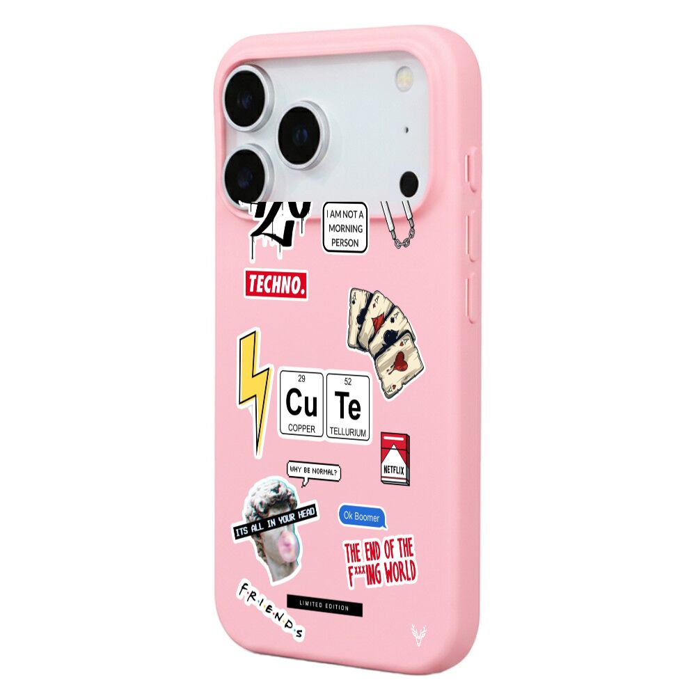 RenkliSilikonPembe