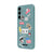 Samsung S24 Techno Cute Telefon Kılıfı - Renkli Silikon - Haki