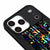 iPhone 17 Pro Max Rising Telefon Kılıfı - Renkli Silikon - Siyah