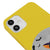 iPhone 12 Mini Dark Cat Telefon Kılıfı - Renkli Silikon - Sarı