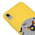 iPhone XR Dark Cat Telefon Kılıfı - Renkli Silikon - Sarı
