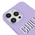 iPhone 13 Pro Chill Type Telefon Kılıfı - Renkli Silikon - Lila