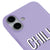 iPhone 16 Plus Chill Type Telefon Kılıfı - Renkli Silikon - Lila