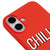 iPhone 17 Chill Type Telefon Kılıfı - Renkli Silikon - Kırmızı
