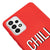 Samsung A72 Chill Type Telefon Kılıfı - Renkli Silikon - Kırmızı