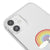 iPhone 12 Mini Rainbow Cloud Telefon Kılıfı - Şeffaf - Saydam