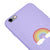 iPhone 6S Plus Rainbow Cloud Telefon Kılıfı - Renkli Silikon - Lila