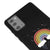Samsung Note 20 Rainbow Cloud Telefon Kılıfı - Renkli Silikon - Siyah