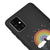 Samsung A71 Rainbow Cloud Telefon Kılıfı - Renkli Silikon - Siyah