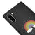Samsung Note 10 Rainbow Cloud Telefon Kılıfı - Renkli Silikon - Siyah