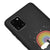 Samsung Note 10 Lite Rainbow Cloud Telefon Kılıfı - Renkli Silikon - Siyah
