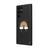 Samsung S22 Ultra Rainbow Cloud Telefon Kılıfı - Renkli Silikon - Siyah