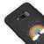 Samsung S8 Plus Rainbow Cloud Telefon Kılıfı - Renkli Silikon - Siyah