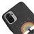 XİAOMİ REDMİ NOTE 10 Rainbow Cloud Telefon Kılıfı - Renkli Silikon - Siyah