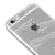 iPhone 6 Çita Adımı Telefon Kılıfı - Şeffaf - Saydam
