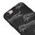 iPhone 6S Çita Adımı Telefon Kılıfı - Renkli Silikon - Siyah