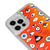 iPhone 12 Pro Max Evil Eye Telefon Kılıfı - Neon - Turuncu