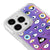 iPhone 13 Pro Evil Eye Telefon Kılıfı - Neon - Violet