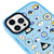 iPhone 14 Pro Evil Eye Telefon Kılıfı - Artycase - Azure