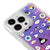 iPhone 15 Pro Evil Eye Telefon Kılıfı - Neon - Violet