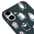 iPhone 17 Penguen Halleri Telefon Kılıfı - Renkli Silikon - Haki