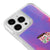 iPhone 13 Pro Max Cup Flowers Telefon Kılıfı - Neon - Violet