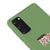 Samsung S20 Cup Flowers Telefon Kılıfı - Renkli Silikon - Yeşil