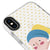 iPhone X İnci Küpeli Kız Telefon Kılıfı - Artycase - Beyaz