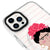 iPhone 16 Pro Max Frida Kahlo Portre Telefon Kılıfı - Magsafeli Artycase - Beyaz