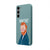 Samsung S23 Plus Vincent van Gogh Telefon Kılıfı - Renkli Silikon - Haki