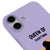 iPhone 16 Queen Of Everythıng Telefon Kılıfı - Renkli Silikon - Lila