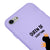 iPhone 7 Queen Of Everythıng Telefon Kılıfı - Renkli Silikon - Lila