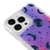 iPhone 15 Pro Moon Night Telefon Kılıfı - Neon - Violet
