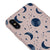 iPhone X Moon Night Telefon Kılıfı - Renkli Silikon - Pudra
