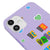iPhone 12 What It Telefon Kılıfı - Renkli Silikon - Lila
