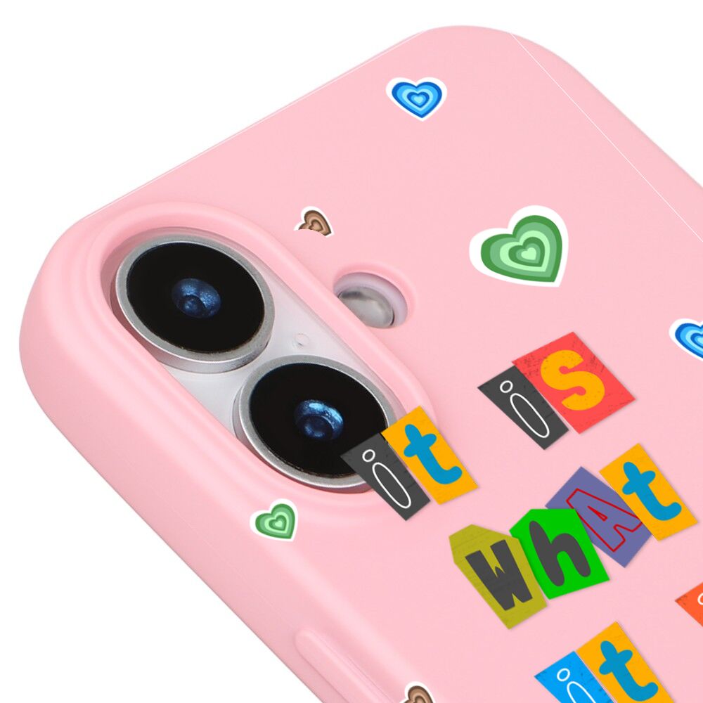 RenkliSilikonPembe
