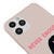 iPhone 11 Pro Never Enough Telefon Kılıfı - Renkli Silikon - Pudra