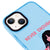 iPhone 15 Plus Never Enough Telefon Kılıfı - Artycase - Azure