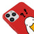 iPhone 11 Pro Max Duck What Telefon Kılıfı - Renkli Silikon - Kırmızı