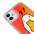 iPhone 12 Duck What Telefon Kılıfı - Neon - Turuncu