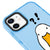 iPhone 12 Mini Duck What Telefon Kılıfı - Artycase - Azure