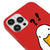 iPhone 12 Pro Duck What Telefon Kılıfı - Renkli Silikon - Kırmızı