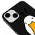 iPhone 13 Duck What Telefon Kılıfı - Renkli Silikon - Siyah