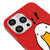 iPhone 13 Pro Duck What Telefon Kılıfı - Renkli Silikon - Kırmızı