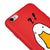 iPhone 6 Duck What Telefon Kılıfı - Renkli Silikon - Kırmızı