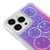 iPhone 13 Pro Max Suratlar Telefon Kılıfı - Neon - Violet