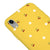 iPhone XR Daisy Cherry Telefon Kılıfı - Renkli Silikon - Sarı