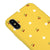 iPhone XS Daisy Cherry Telefon Kılıfı - Renkli Silikon - Sarı